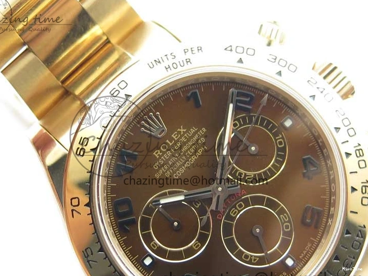 MiroTime 0421 Daytona 116508 RG Noob 1:1 Best Edition 904L SS Case and Bracelet RG Dial Numbers SA Comfortable 2704